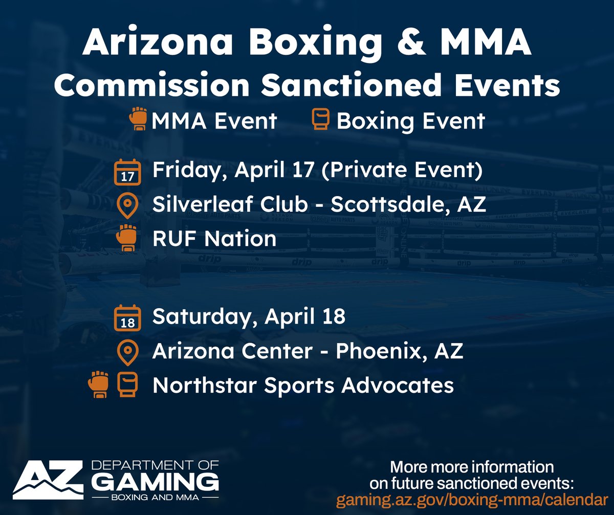 Arizona Department of Gaming tweet media
