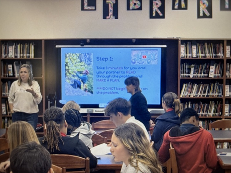 ndms_griffins's tweet image. Our 7th grade Middle Griffin students are really rocking math this week. Classes joined together in the library to work collaboratively, independently and reflectively on a LEAP related task problem. Way to go, Griffins! You're why we are #winningtogether! #GriffinStrong
