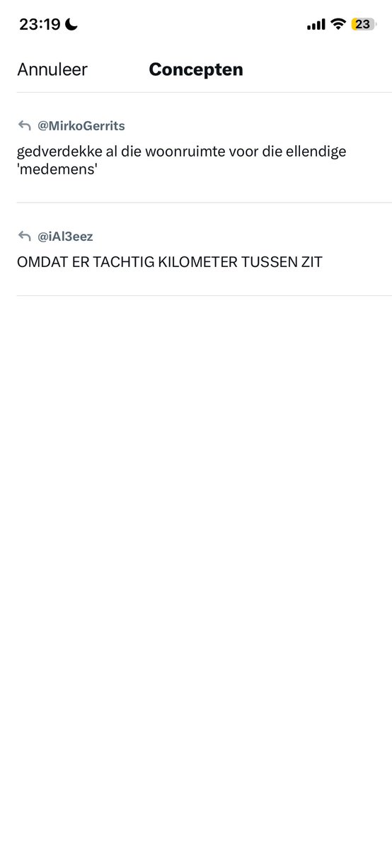 tomkwibus's tweet photo. elon musk laat mijn reacties niet meer toe @elonmusk https://t.co/2Rw1SrGjBu