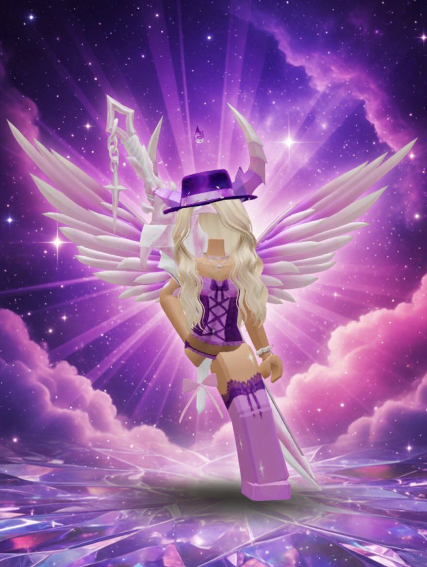 Refined and radiant 💜

Fedora by chubby carrots

All other accessories by Shy x Devy! 

#Roblox / #Avatar / #SXD /#PurpleAesthetic / #Wings
