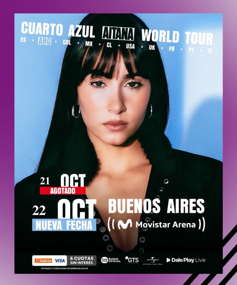 las fans d cierto ex colombiano diciendo que aitana se colgaba de el en latam jkkkkk si claro aca va su segunda fecha en el movistar arena vs tu movistar todo vacío!