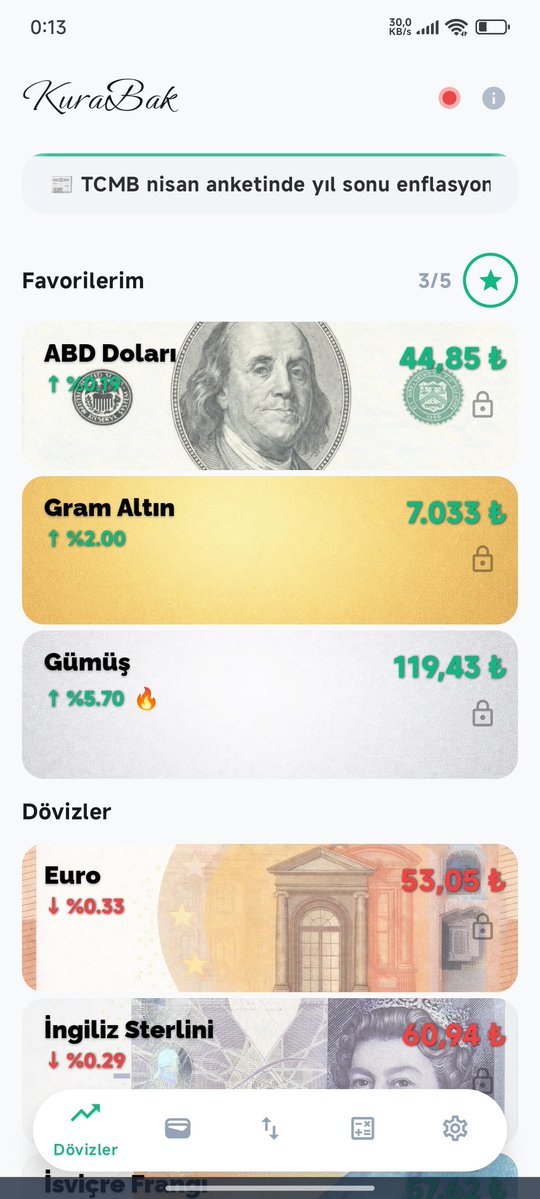 Trading_Equ's tweet image. Built  a simple Android apps for live exchange rates, gold prices and portfolio tracking. Looking for feedback.    #buildingpublic   #androiddev  #indiedev  #startup