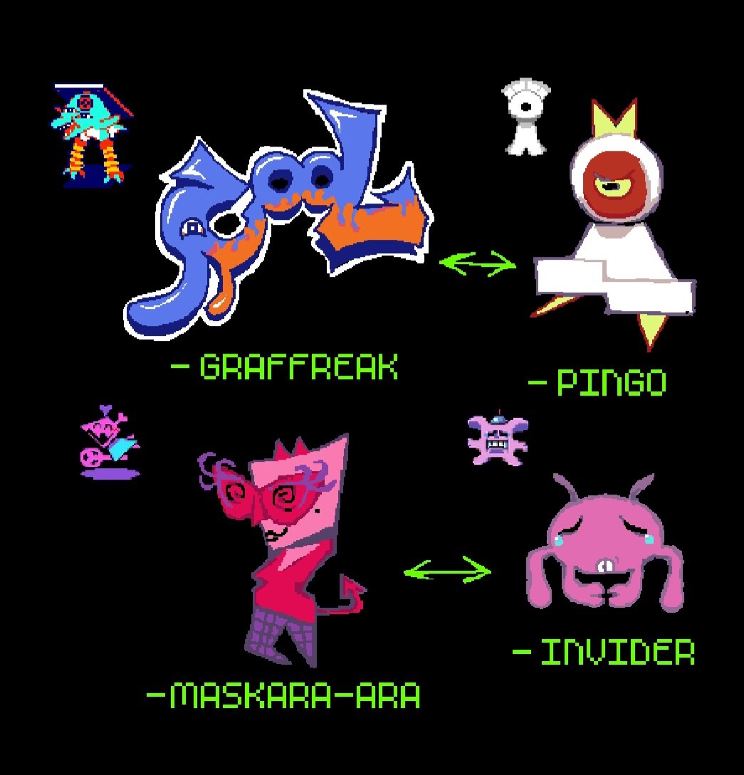 X_Dark_Eye_X's tweet photo. Another swap of some enemies from Chapters 1 and 2 for #RUDESPAWN .
#deltarune
#deltaswap https://t.co/iFNnYGGnJE