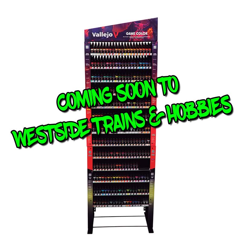 MojaveRailroad's tweet image. Coming over the next couple of weeks to our Las Vegas store and online. The full Game Color Line by Vallejo. #westsidetrains #lasvegas #hobbystore #hobbyshop #vallejopaints