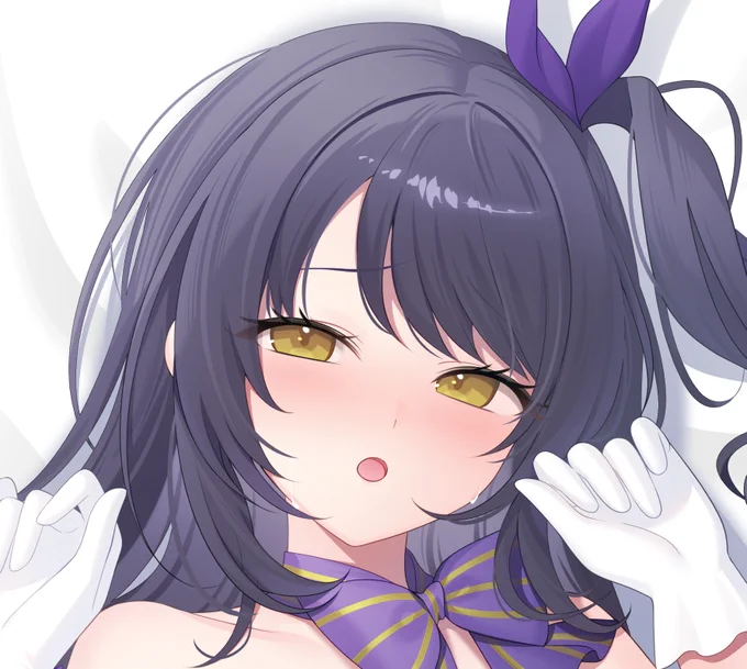 どきどき堂様にて新作抱き枕カバーの「紫条あやね」ちゃんを描かせていただきました 予約受付は【2026年5月5日】迄となっておりますよろしくお願いいたします!