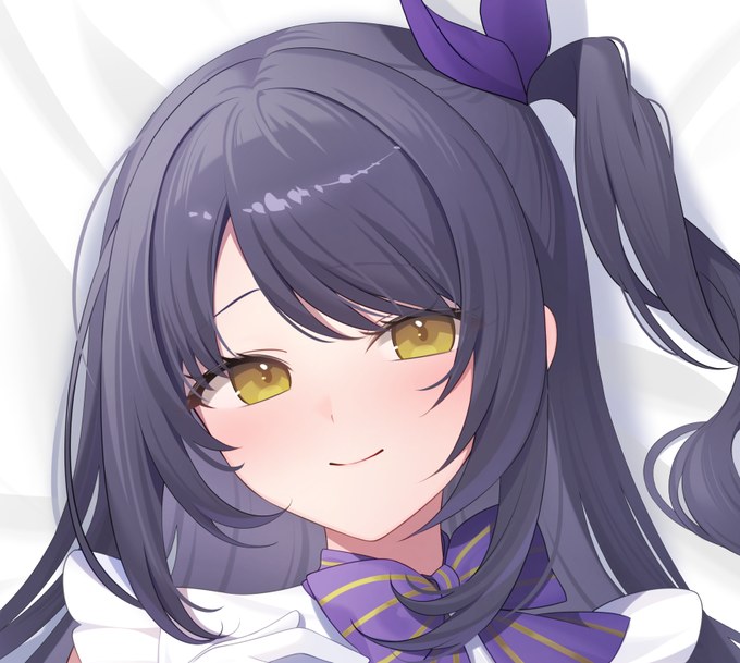 どきどき堂様にて新作抱き枕カバーの「紫条あやね」ちゃんを描かせていただきました💜
 予約受付は【2026年5月5日】迄となっております🎏よろしくお願いいたします! 