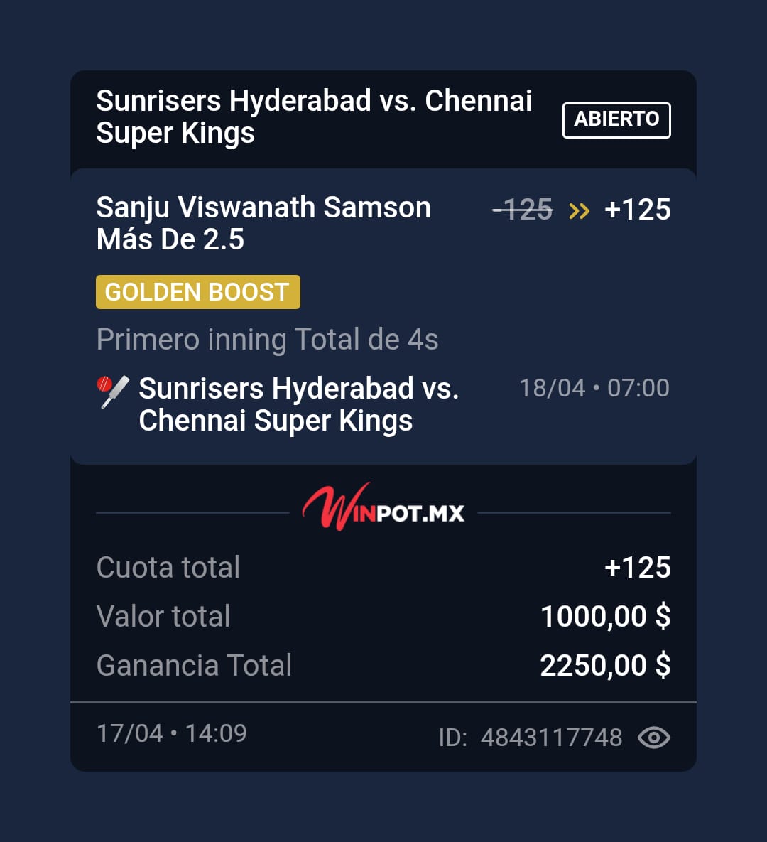 MomioBoost's tweet photo. Total apostado 2205.34
Nos llevamos $22.16 de utilidad considerando la comisión por retiro
Casinos: winpot + playdoit https://t.co/pgbUUaUouJ