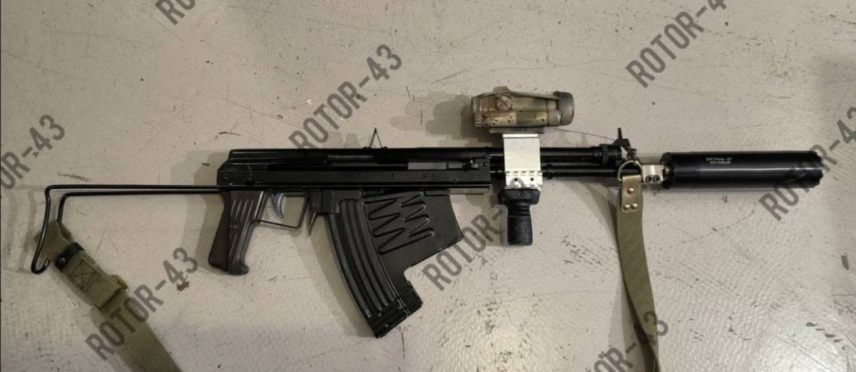 Interesting example of an modified APS underwater rifle.