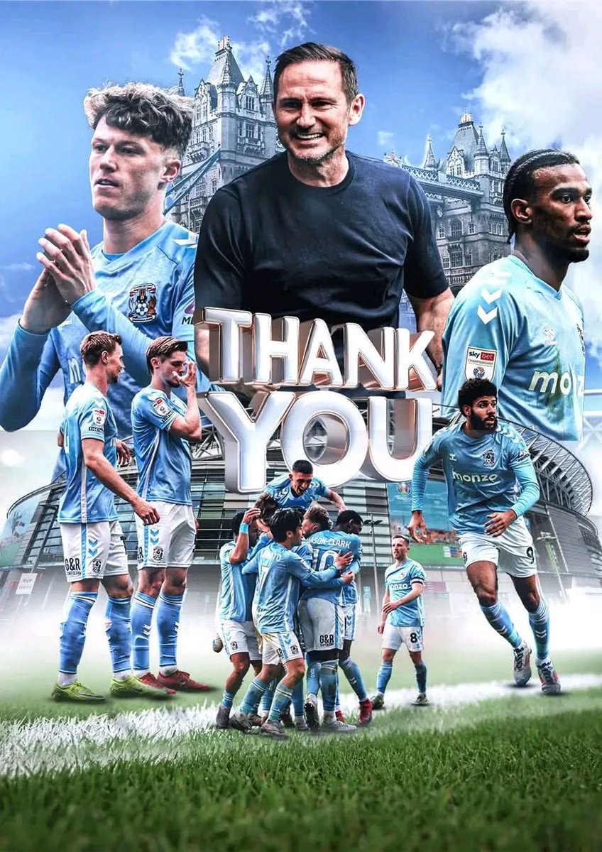 𝐎𝐅𝐅𝐈𝐂𝐈𝐀𝐋: Coventry City have completed their long-awaited comeback to the Premier League in April 2026, ending a quarter-century exile. Under Frank Lampard’s guidance, the Sky Blues stormed the Championship, finishing top with 86 points.  

📊 Championship 2025/26 Record