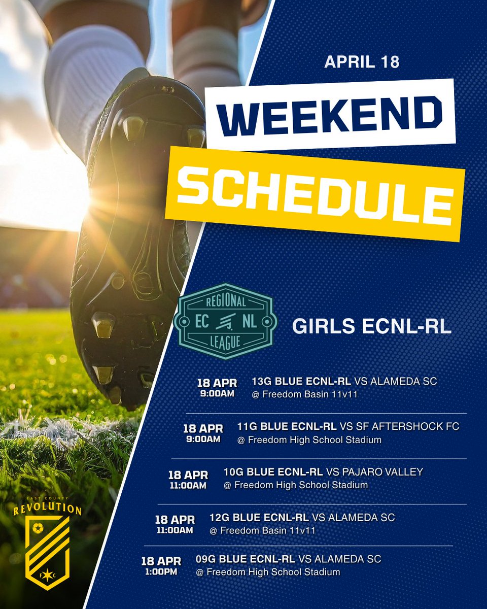 East County Revolution Football Club tweet media