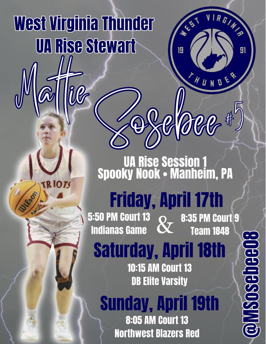 MSosebee08's tweet photo. Excited to be back on the court this weekend at the Nook! 

@2026thunderstew https://t.co/Ul4L0YqYdQ