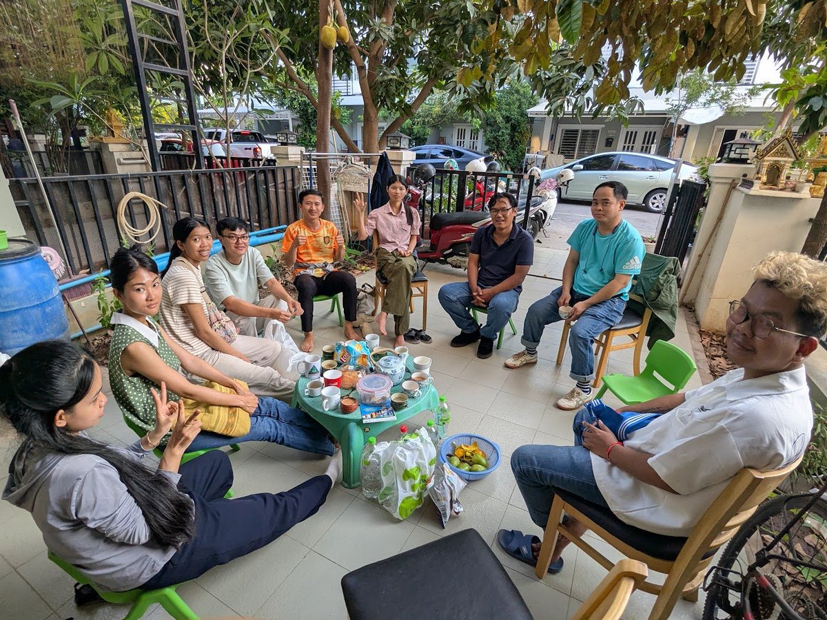 Politikoffee's tweet photo. #CivicSpace is shrinking &amp; fragmenting into siloed groups of #youthKh &amp; informal networks. #Politikoffee has shifted from weekly public forums to private, small-scale discussions in cafés and homes among core members. Still, we remain sanguine as the spirit of democracy persists. https://t.co/wE29C1P39w