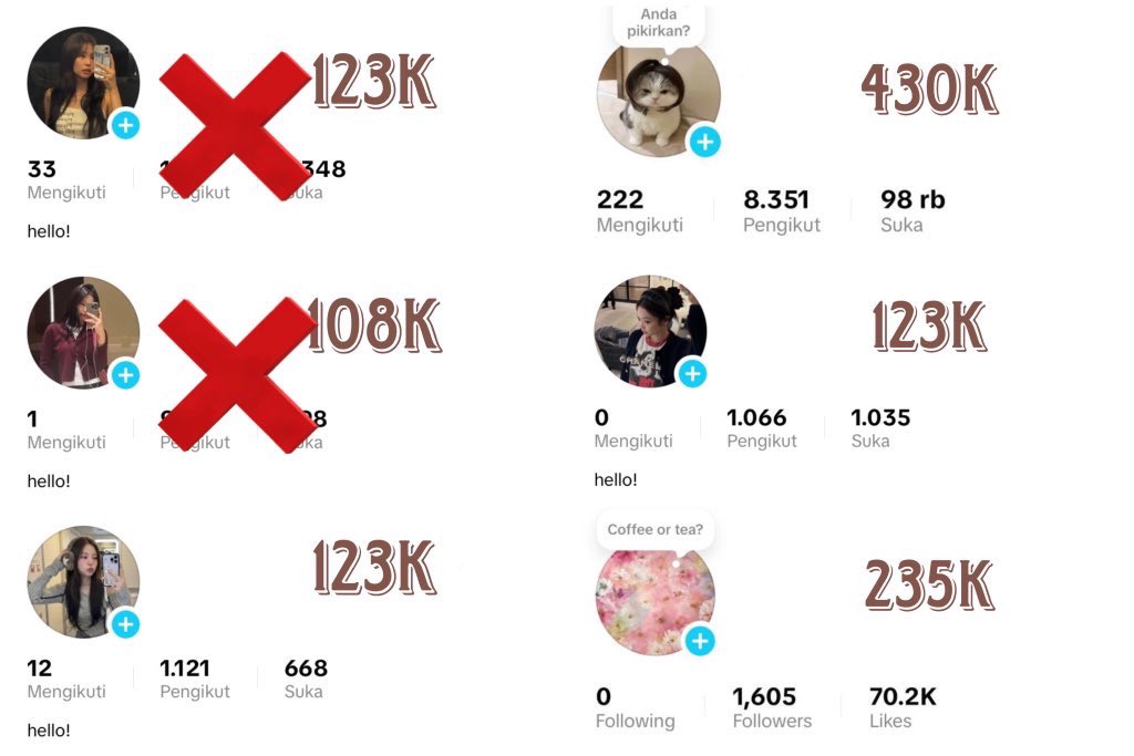 anya ; jual akun tiktok ready pinned tweet media