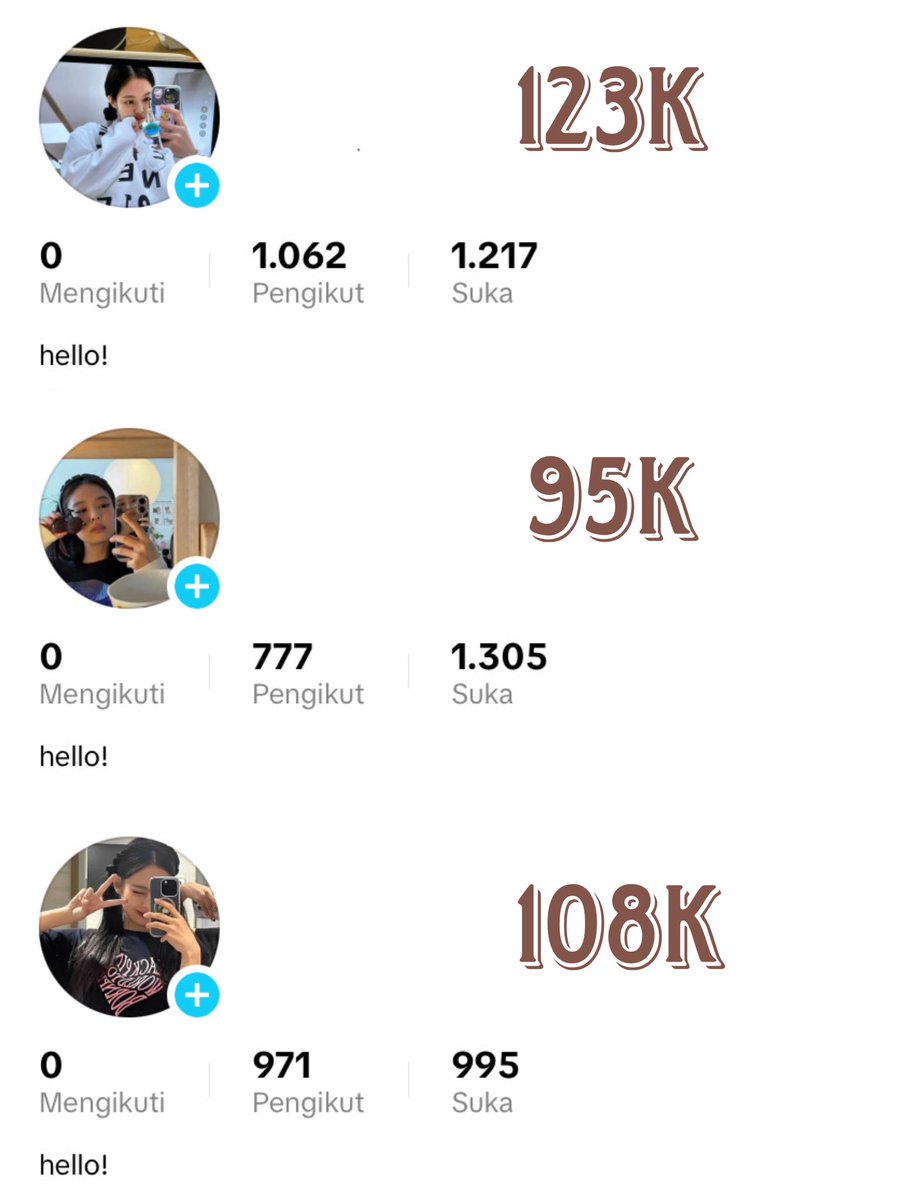 anya ; jual akun tiktok ready pinned tweet media