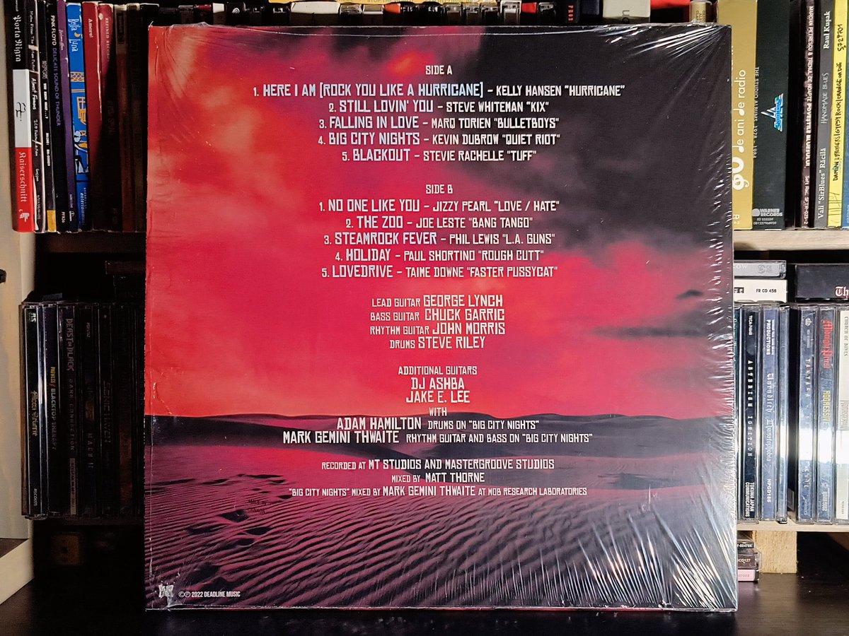 UniqueHiFi's tweet image. Scorpions + Glam + George Lynch
#NowSpinning
A Tribute to Scorpions (2022)
Best in glam singers covering best in Scorpions tracks with George Lynch and Steve Riley! LTD edition #vinyl.
Stream: open.spotify.com/album/2YSNLref…