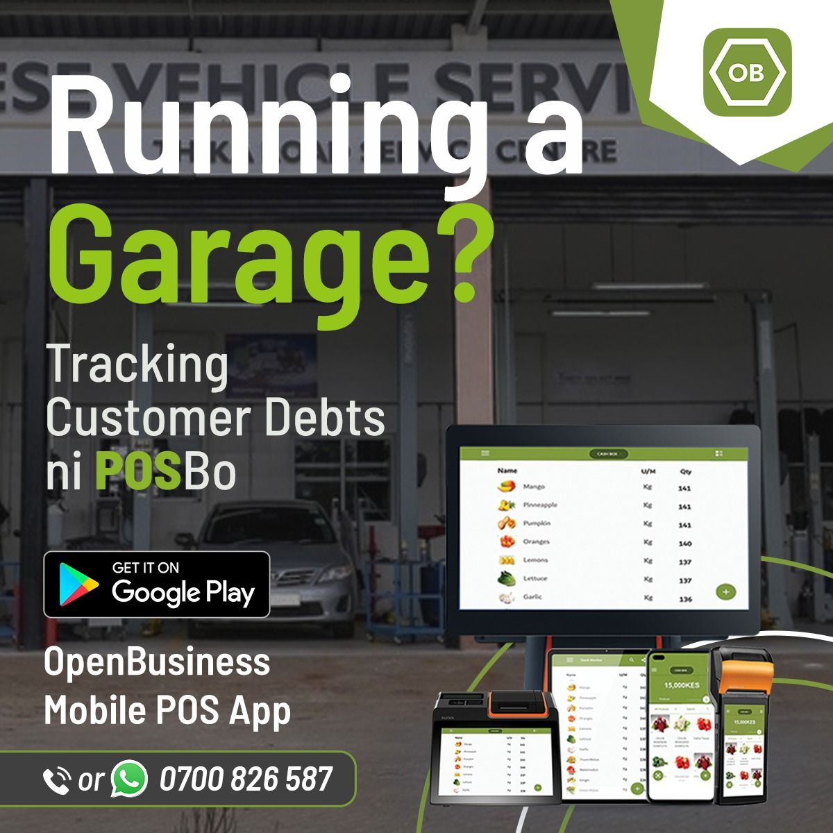 OpenBusiness Mobile POS app tweet media