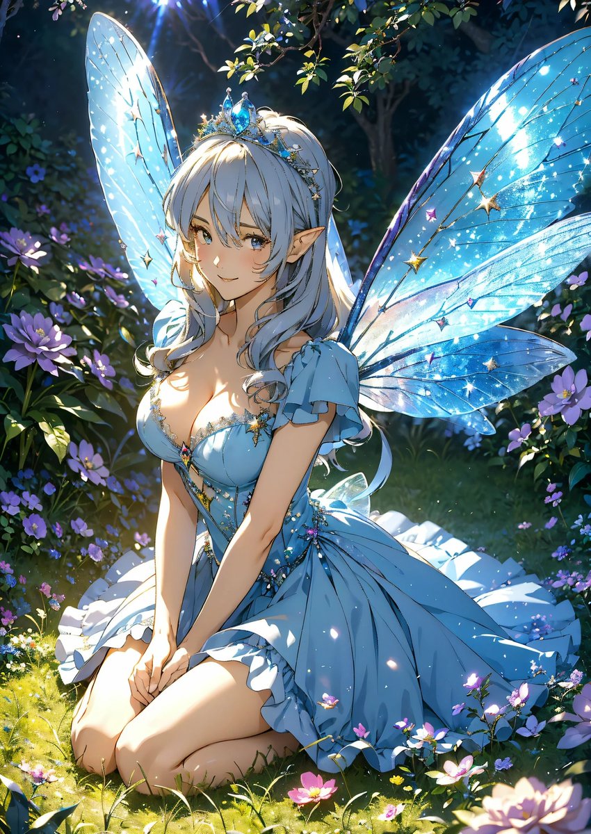 tbtbtb55555's tweet image. こんにちは♪素敵な土曜日を！🧚✨
#AI妖精部　#fairy