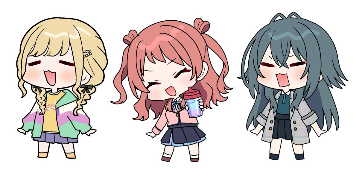 ＼ﾅｰ／　　＼ﾉﾐﾅｻｲ!／　　＼ｲﾔｯ!／