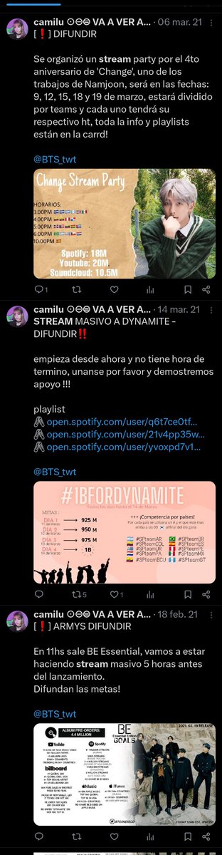 camilu ⊙⊝⊜ VA A VER A BTS tweet media