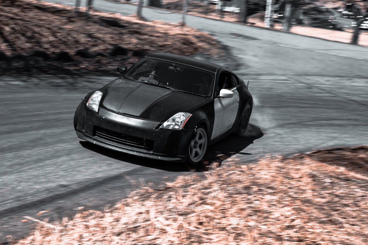 rsbymm's tweet image. モチベ爆上がりで撮影できたz33
 #z33 #drift