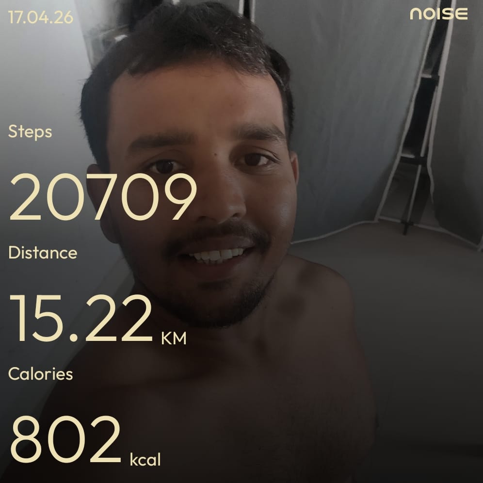 Dr_Vinod_Bagra's tweet image. सुबह का शानदार मौसम…
🌿 ठंडी-ठंडी प्यारी हवा…
100 Days Fitness Challenge🔥
More than 5 Km Running Daily...🏃
5 किलोमीटर रनिंग के साथ दिन की शुरुआत...🏃‍♂️
सुबह की ठंडी हवा + पसीने की महक = दिनभर की ऊर्जा और फिटनेस का भरोसा!
-@Dr_Vinod_Bagra

#Running #Fitness #challenge #GymMan