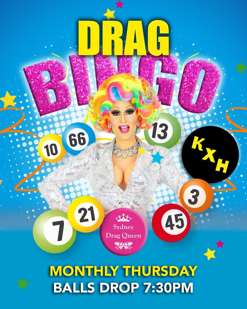 Join us for an exciting night of DRAG BINGO this Thursday at the @kxhotel, led by the fabulous @misspradaclutch! 🎱 Enjoy free admission and a plethora of prizes! 🤩

🎟 BOOK YOUR SPOT NOW! kingscrosshotel.com.au 

#sydneydragqueen #dragbingo #whatsonkx #whatsonkingscross