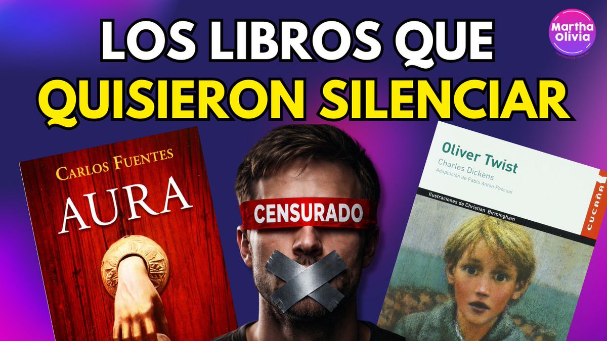 ⭕️De Aura a Oliver Twist, los libros censurados por motivos políticos, religiosos y morales

🎙️Tania Villanueva (<a href="/PachitaRex/">Pachita Rex</a>) nos habla al respecto en #Cultureando

👉youtu.be/5xCVAPxpzYw