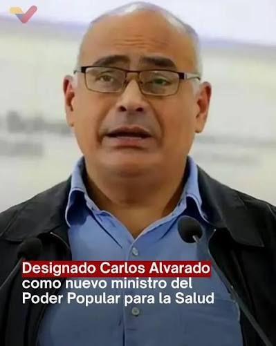 Nombraron nuevamente Ministro de Salud a Carlos Alvarado. Algunos logros de su gestión 2018-2022

No publicó ningún Boletín Epidemiológico ni Anuario de Mortalidad.
No compareció nunca ante la AN.
No pagó la deuda ante el Fondo Rotatorio de la OPS.
Ocultó los datos de la COVID-19