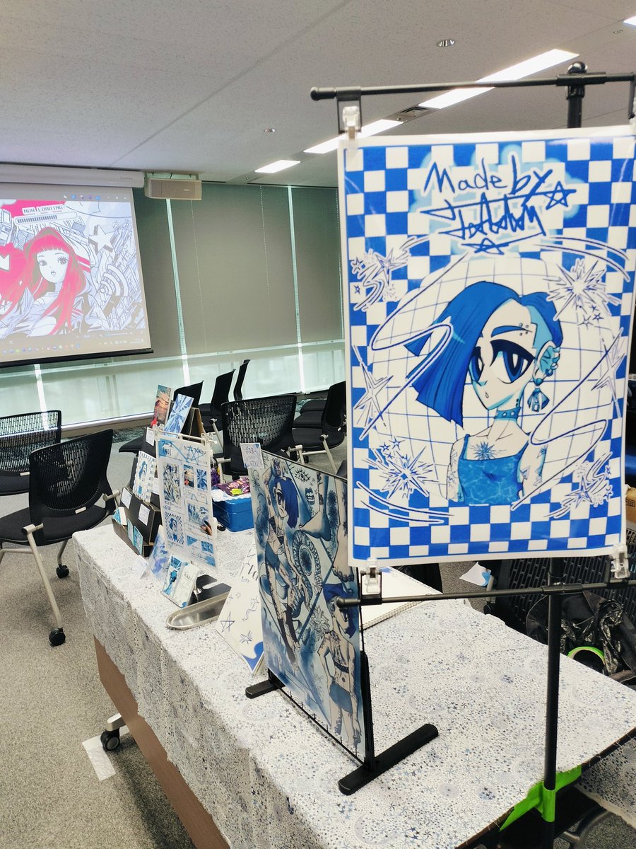 Tokky0519's tweet photo. NコレTOKYO　始まりました！
ブース40でお待ちしてます💙

4枚目の画像では、購入金額で条件あり(!?)で
お手製ステッカーorアクキープレゼントします！

#Nコレ
#NコレTOKYO
#アヲイ
#Tokky https://t.co/N1vwgoW4gd