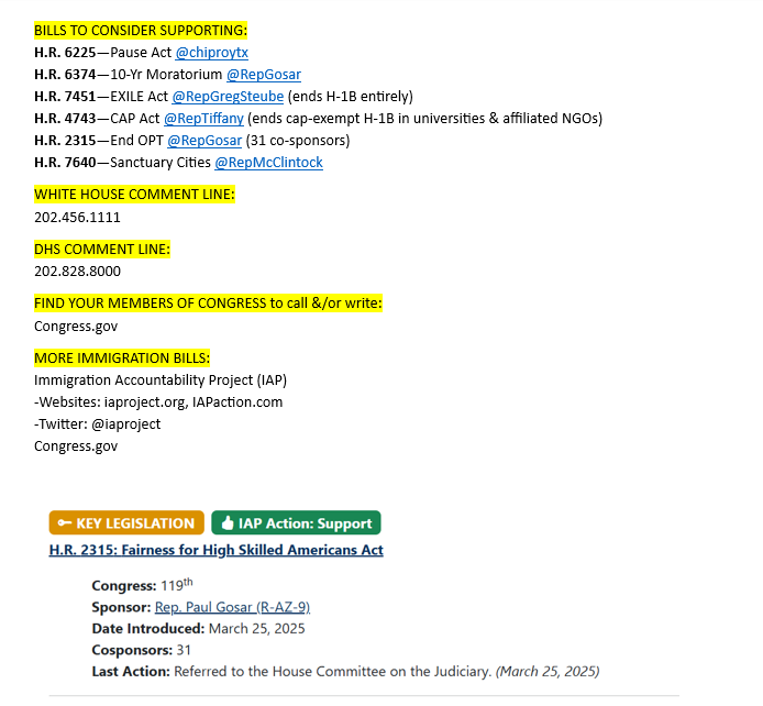 🇺🇸 End H1B F1 OPT TN E3 O1 L1 I1 H4 all NIV 🇺🇸 tweet media