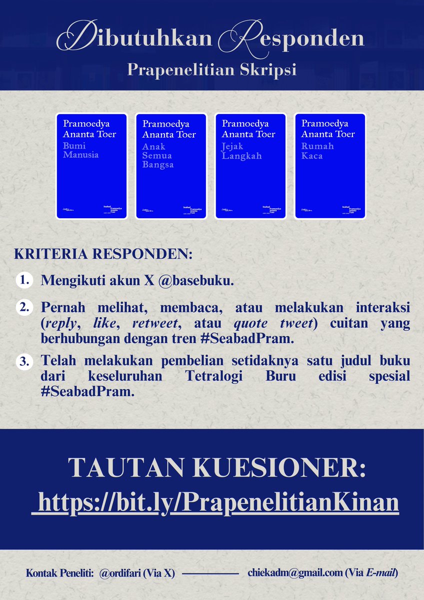 k | cari responden📃 tweet media