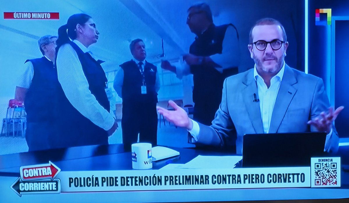 <a href="/luchon1994/">Luis Atusparia</a> No seas imbecil, rojete.
<a href="/PolloFarsantePe/">Beto Ortiz</a> no es juez, fiscal ni policía. 
Quien ha pedido su detención es la <a href="/PoliciaPeru/">Policía Nacional del Perú</a>.