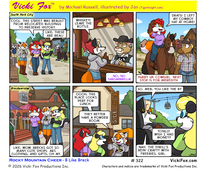vickimfox's tweet photo. Third Sunday of the month; time for a new Vicki Fox comic strip.
B Like Breck.
#VickiFox #WebComicSeries https://t.co/8OWjL1fmr4