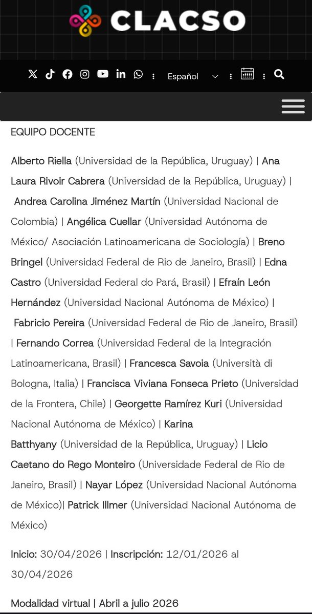 Inscripciones abiertas!!!
30 de Abril iniciamos!