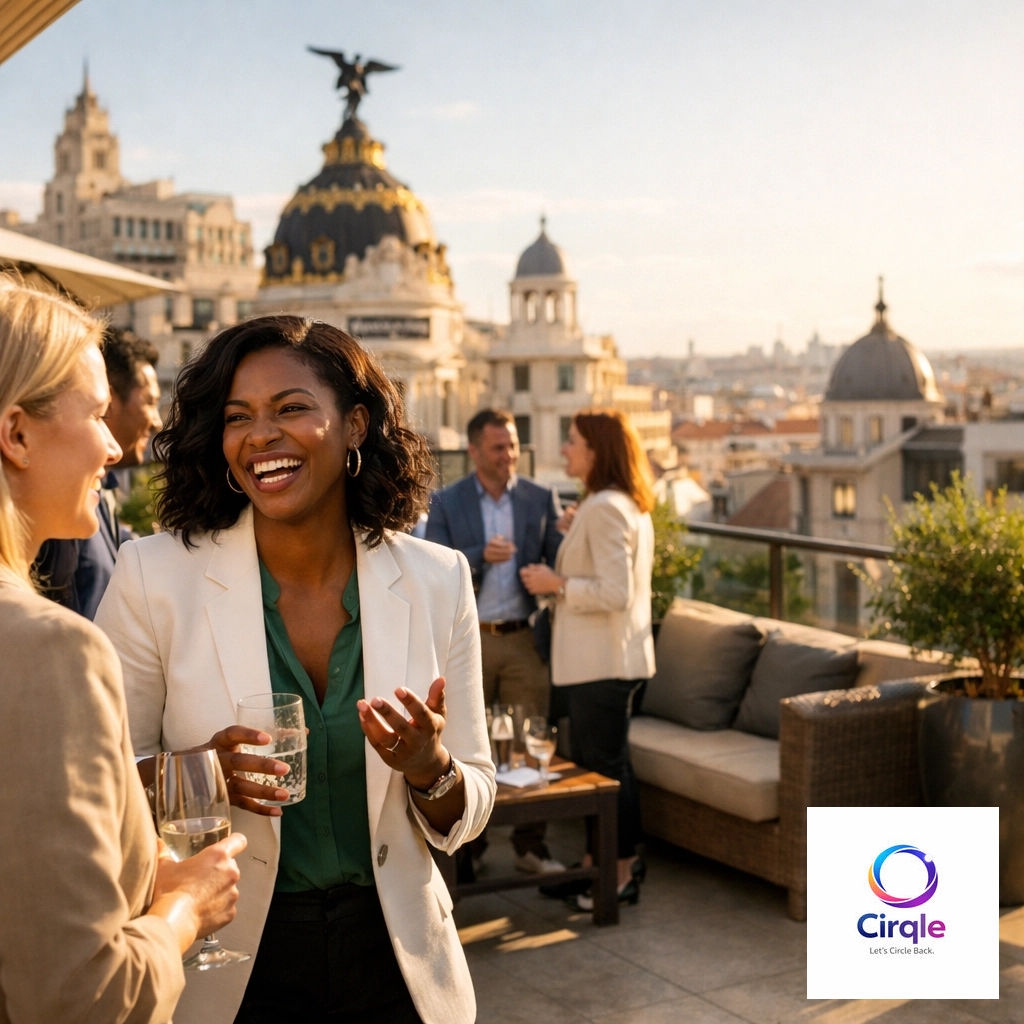 CirQleTech's tweet image. Spain is officially the hub for verified remote pros. 🇪🇸 From Madrid to Barcelona, we're seeing a massive boom in high-trust networking. Join a community of 100% verified travelers and locals building real connections with Cir-qle. 🚀 #RemoteWork