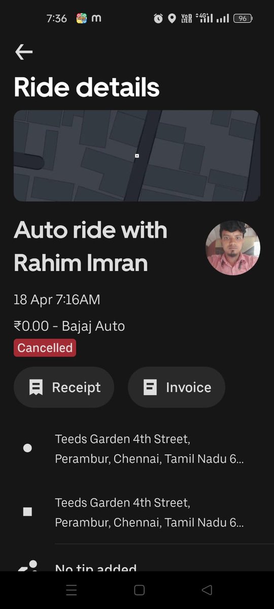 danip72518's tweet image. Dear Uber,
My sister booked an auto (₹40), but the driver demanded ₹70 and kept calling/pressuring her to cancel.
This is harassment and a serious women’s safety concern.
Please take strict action and ensure rider safety. #WomenSafety #UberIndia