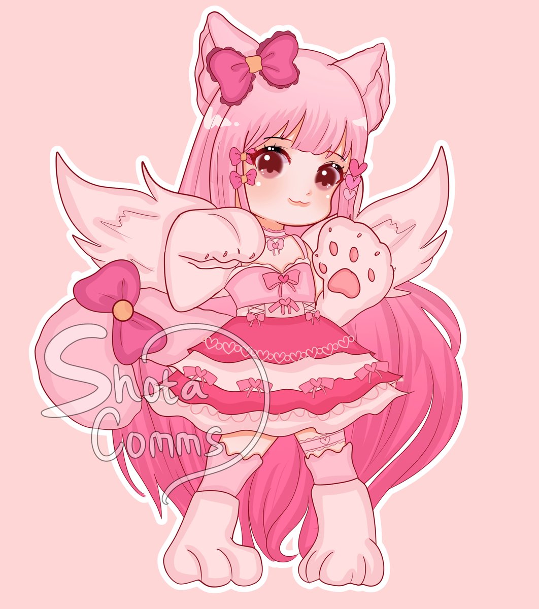 commission from azula, yg senku ini lupaa siapa yg order😭 pink komis dari callula