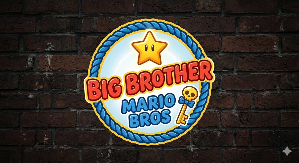 BBMarioBros's tweet image. Good evening 🌙 Welcome to the #BigBrother #MarioBros Season 1 finale ❗️

I am your host, The Millennium Star 🩶⭐️ 

First thing’s first - who will become the final #HoH of the season and who will they bring with them to the final 2 chairs?

Let’s find out ♥️🎊🧵