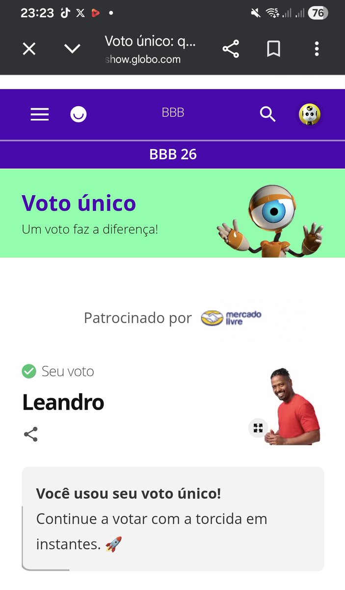 Vamos lá adm.... seguimos na luta!  🥹✊️✊️

Já gastando meu CPF no boneco!
#BBB26 #ForaLeandro