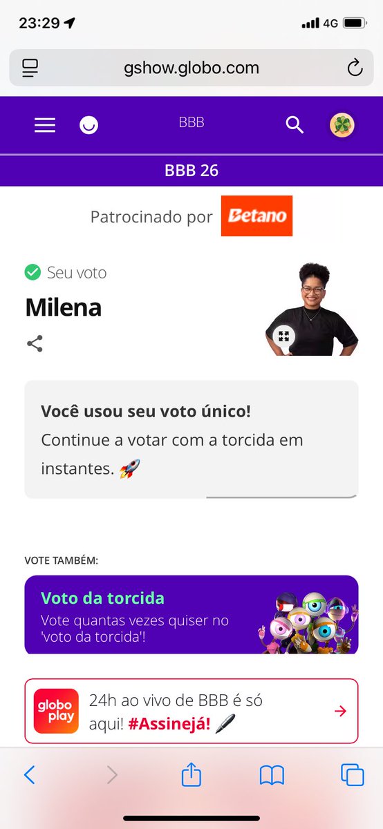 BrunodeVas73457's tweet photo. Bora pessoal, FORA MILENA! Chegou a hora de arrancar essa insuportável do programa. #bbb26 https://t.co/f81YMxsis3