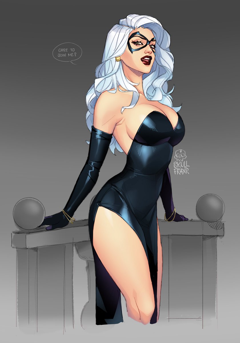 formal black cat comm!