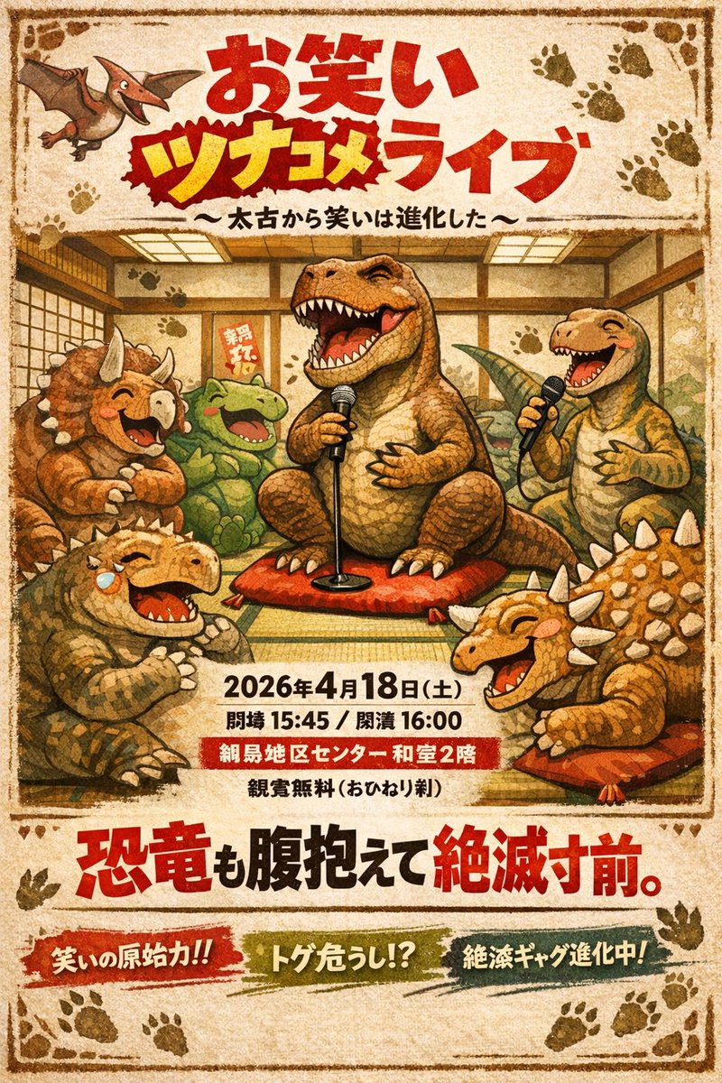 箸休めサトシ　コンビ名「四兆」 tweet media