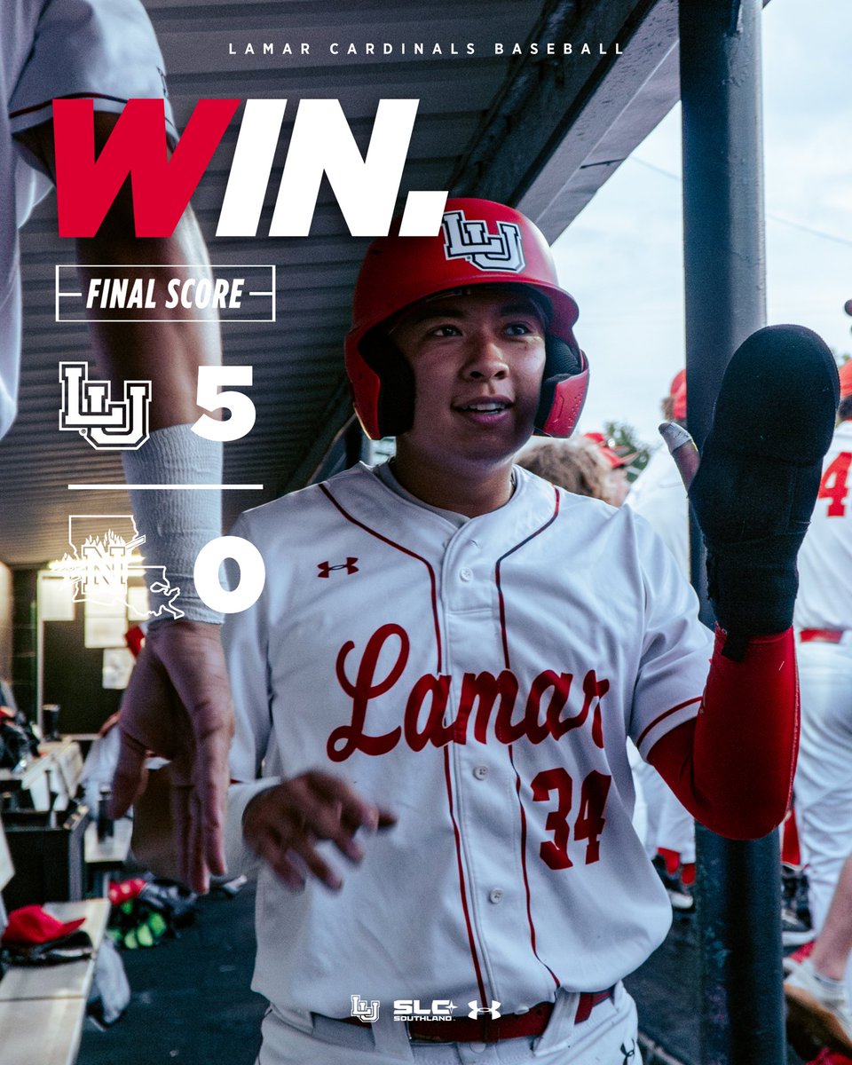 Lamar_Baseball's tweet photo. Pencil that one up for the Cards✏️

#MoBetta | #PeckEmCards https://t.co/Ns0kQrEq2i