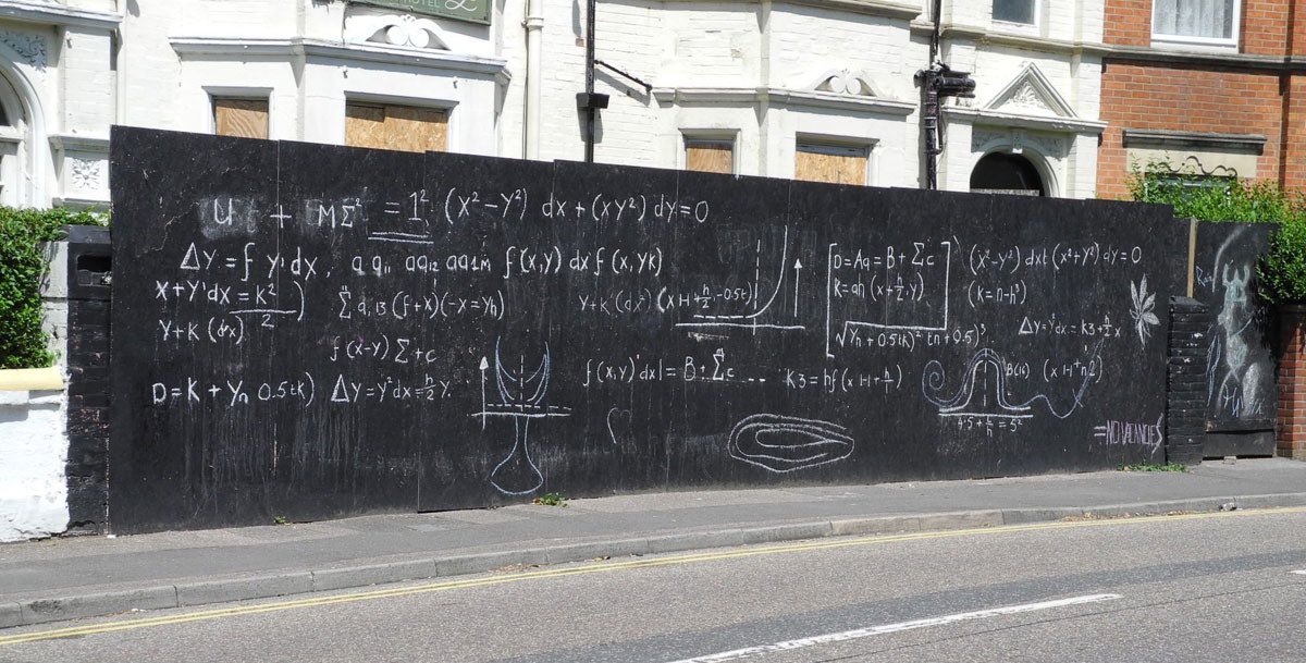 When math people do vandalism.