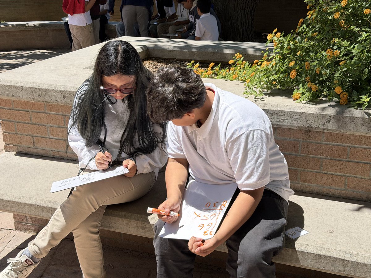 EAnderson_DWS's tweet image. Our 6th grade Grizzlies took math outside and brought numbers to life by creating a human number line-proving that learning doesn’t just happen inside the classroom! @Guillen_Middle @JGuzman_DWS 

#BreakTheCycle #AccountabilityEqualsLove