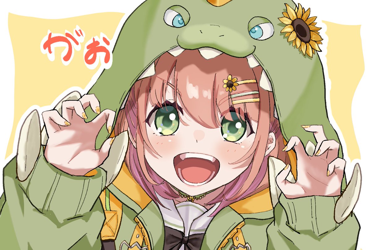 #ひまあーと
恐竜衣装ひまちゃん🦕🦖
