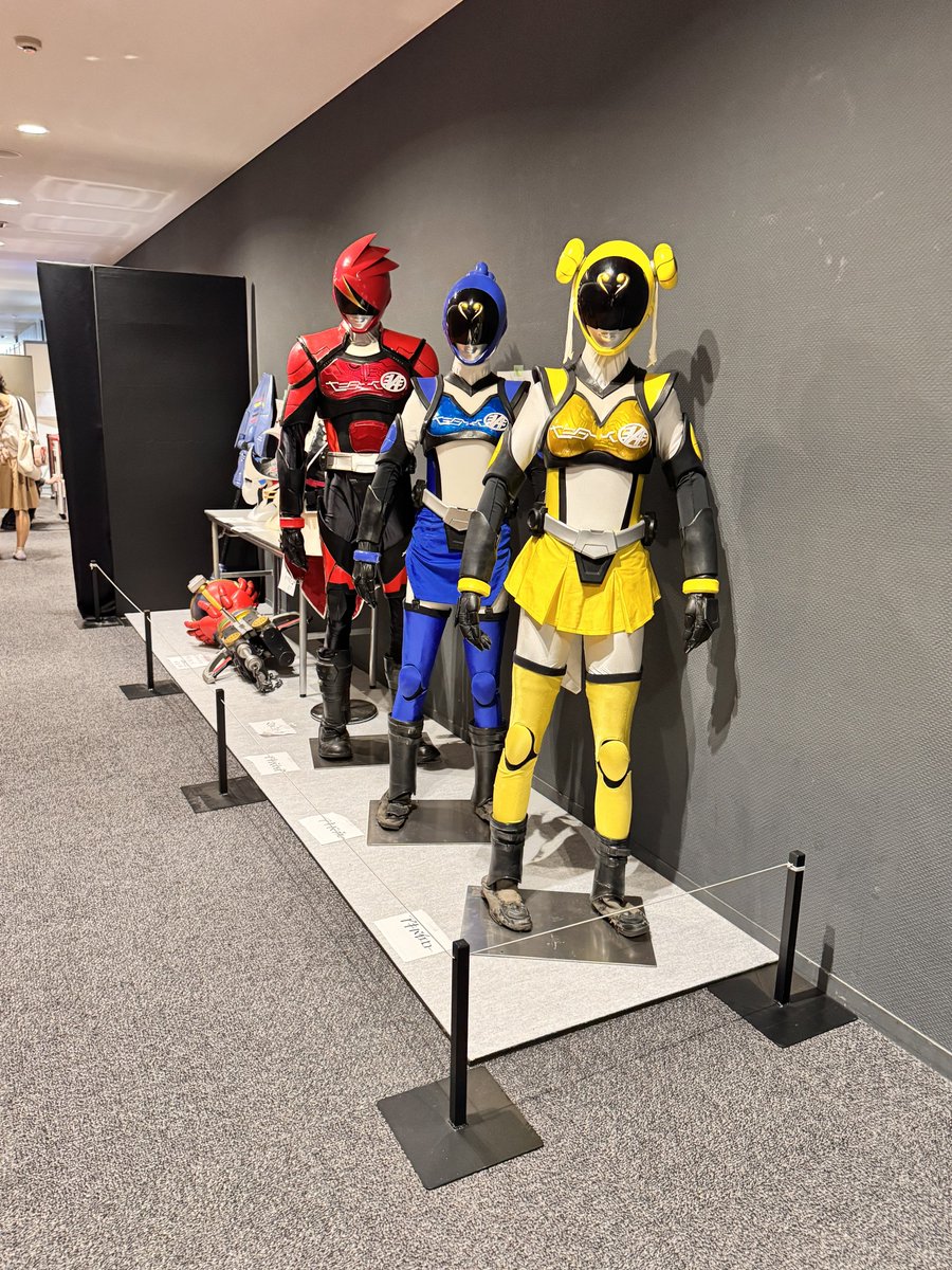 既視感あるとおもったんだよね！同じ会場じゃん！
#全スーパー戦隊展