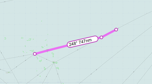 FMilcoms's tweet image. #COASTGUARD #C 2004 #AE10EA

1306N17717W  MAZZA PKWA
FL240-280

Heading west.