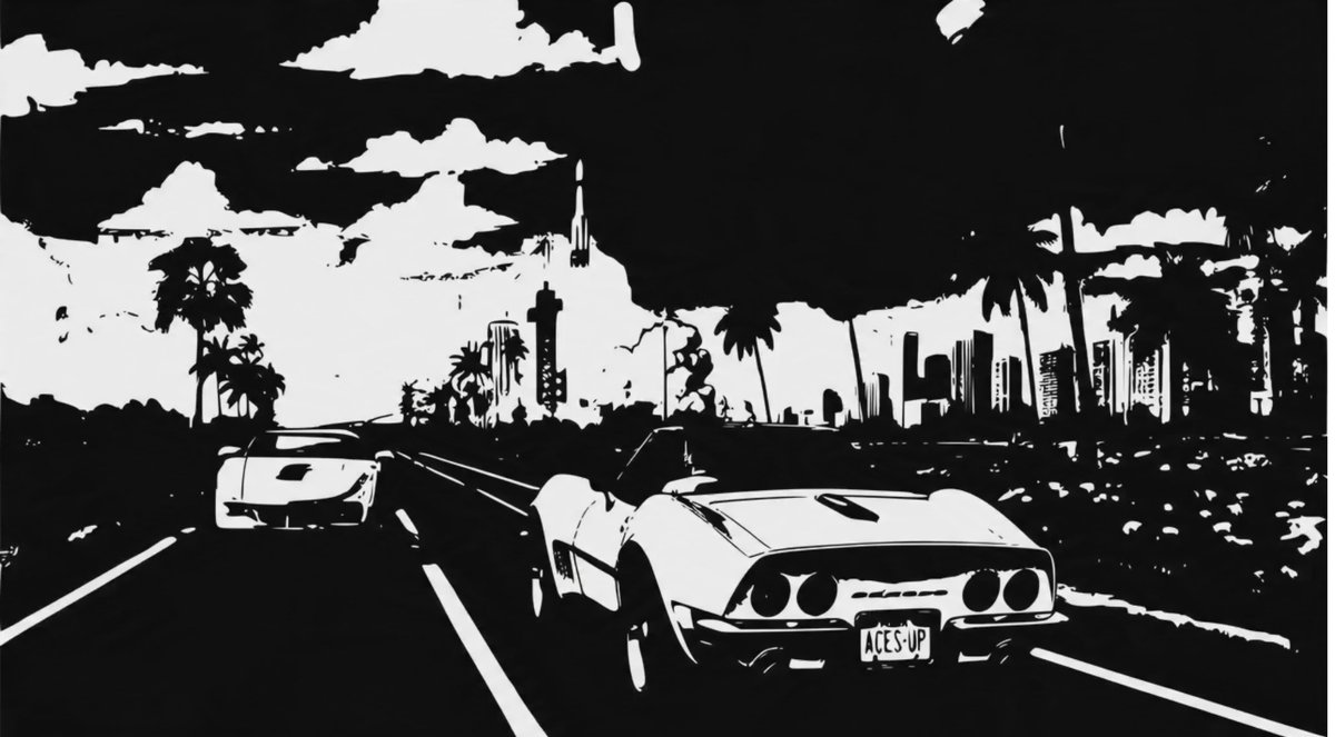 Fooling around with AI animation 3 - Watch Max Cash drive backwards down a Miami highway in The Big Granola!...This one would have been interesting, but X wouldn't accept the audio codecs and there is no easy way to get change it.