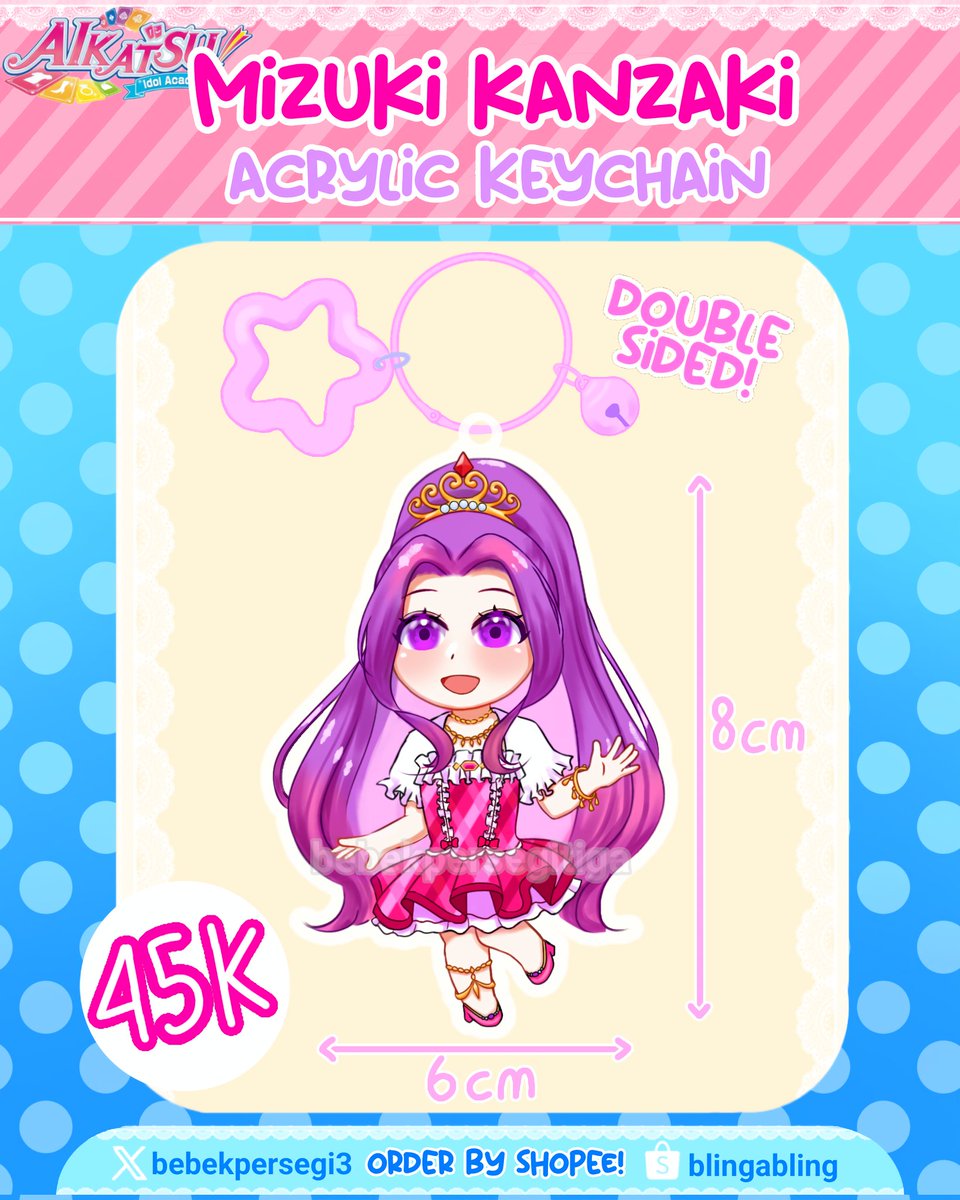 bebekpersegi3's tweet photo. (❤️+🔁) are appreciated!

Hello!!
Sekarang udah ada versi Mizuki yaa, yang minat bisa co di shopee :3

checkout di sini!
https://t.co/ZTffXU0zBS

feel free to ask!(⁠｡⁠•̀⁠ᴗ⁠-⁠)⁠✧

#aikatsu #aikatsumerch https://t.co/aNXrwcpyXj